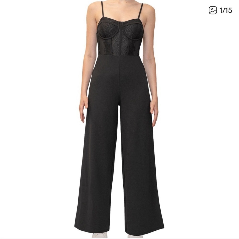 NWOT Dylan Ryan Black jumpsuit